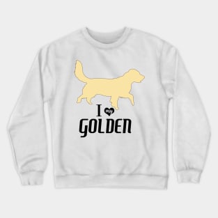 Golden Retriever Pattern in Brown Golden Retrievers Dog Patterns Crewneck Sweatshirt